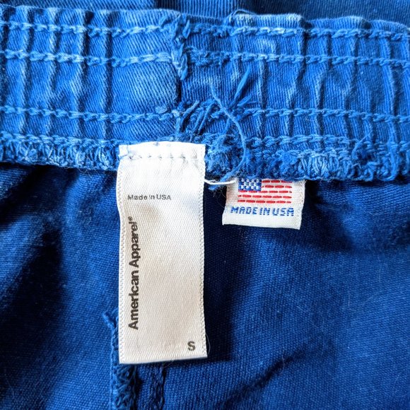🇺🇸 American Apparel Acid Wash Dolphin Hem Shorts Made In USA - Picture 9 of 10